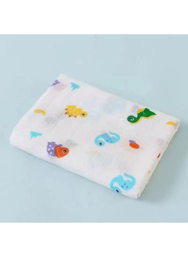 Anami 3-Pack Bamboo Cotton Muslin Baby Swaddles – Soft, Breathable, Multi-Use Wraps for Newborns (110x110cm) - Image 3